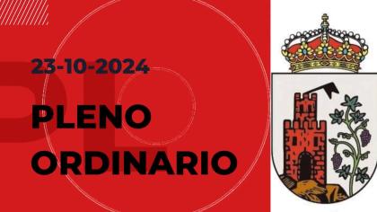 Pleno Ordinario del 23-10-2024
