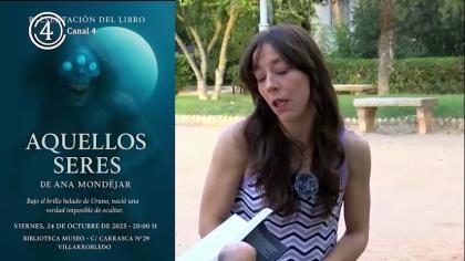  La escritora Ana Mondéjar nos presenta su libro.