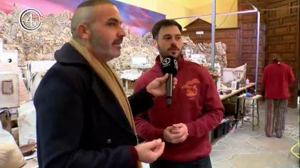  Nos colamos en el Montaje del Belén Monumental. Asociación Belenista de Villarrobledo