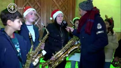Villancicos callejeros con la Escuela de Música Villarrobledo