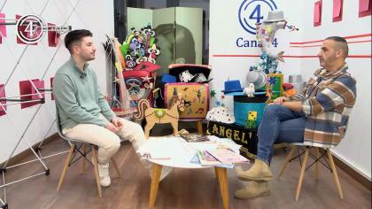 El creador del cartel del Carnaval 2026 visita Canal4.