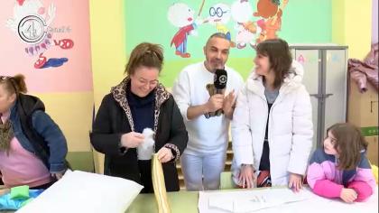  Visitamos el Colegio Jiménez de Córdoba  en pleno ajetreo carnavalero.