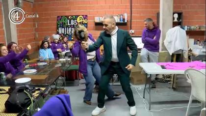 Los Mojigangas disfrutan a lo grande.