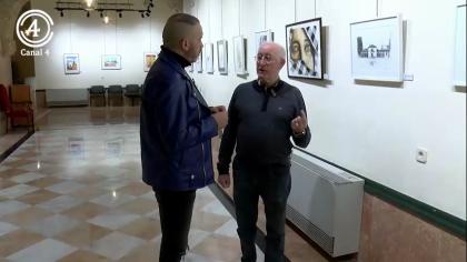 Hablamos con el Pintor Pedro Rubio que durante estos días expone en el Claustro del Ayuntamiento de Villarrobledo