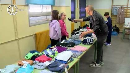Visitamos el CEIP Virrey Morcillo para ver la preparación de su mercadillo de segunda mano
