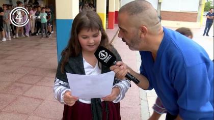 iesta la Vendimia desde el Colegio Virgen de la Caridad.